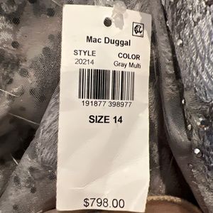 Max Duggal Emery Aline long sleeve dress